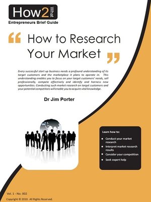 cover image of How to Research Your Market